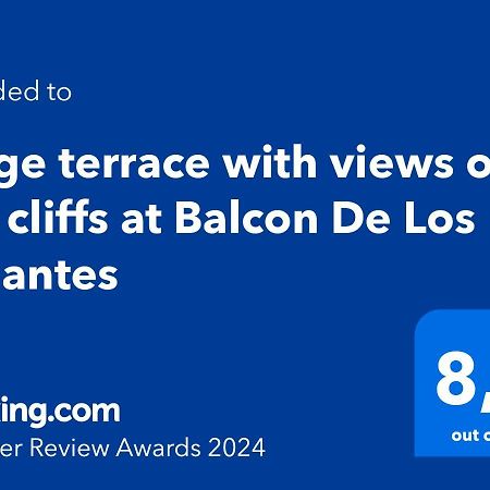 Large Terrace With Views On The Cliffs At Balcon De Los Gigantes Puerto de Santiago  Exterior foto