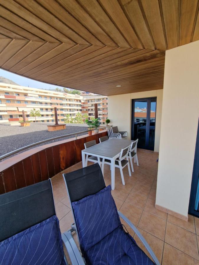 Large Terrace With Views On The Cliffs At Balcon De Los Gigantes Puerto de Santiago  Exterior foto