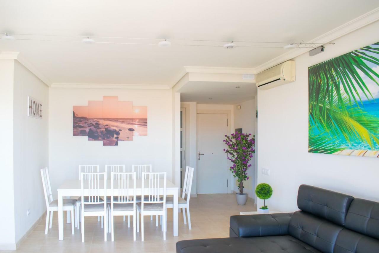 Large Terrace With Views On The Cliffs At Balcon De Los Gigantes Puerto de Santiago  Exterior foto